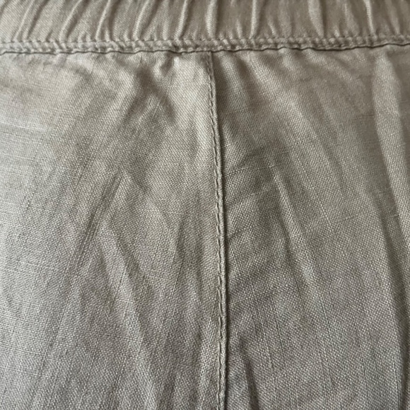 Stile Benetton - 100% Linen Beige Jogger Pants: Women’s Size M - Picture 7 of 8